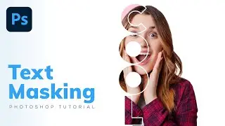 Photoshop Tutorial | Text Masking Effect | Typography