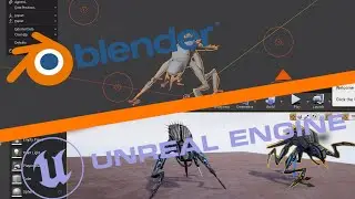 Animated Model from Blender to Unreal engine (in less than 4 minutes) MULTIPLE ROOT BONE FIX