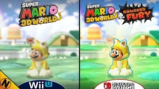 Super Mario 3D World + Bowsers Fury [Switch vs WiiU] | Direct Comparison