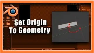 Blender Tutorial: How To Set Origin To Geometry In Blender