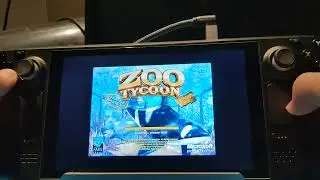 Zoo Tycoon Complete Collection running on Steam Deck