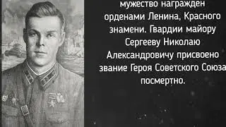 Герои г. Лысьва. Сергеев Николай Александрович. 