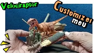 Customizei o meu Velociraptor com um mini ambiente - Miniaturas Desejáveis HD