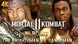 Mortal Kombat 11 - SK TheGruuuvman (Liu Kang) vs. GandyMan (Jacqui Briggs) @NLBC 167  [4k/60fps]