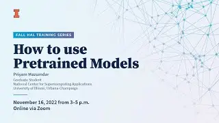 CAII HAL Training: How to Use Pre-Trained Models