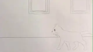 Cat Walk Cycle 🐈 - 2D Classic Animation