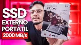 TESTEI o SSD Externo Kingston XS2000 de 1TB - Rápido, Portátil e Seguro!