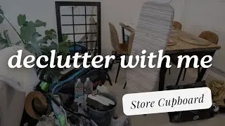 Declutter with me: cupboard | MESSY TO MINIMAL | #organize