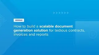 How to build a scalable document generation solution for tedious contracts, invoices and reports