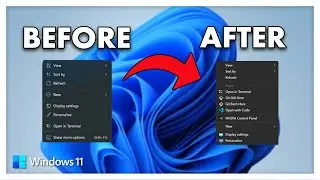 How to Get the Windows 10 Context / Right Click Menu Back in Windows 11