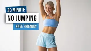 30 MIN NO SQUATS NO LUNGES NO JUMPING HIIT Workout - Low Impact, No Equipment