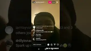 Thunder Bklu previews his new diss song on Notti Osama - IG LIVE