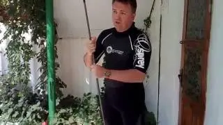 Titanium polespear with  trigger