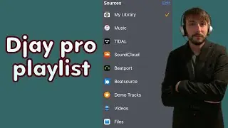 Djay pro playlist, How to make a playlist in djay pro