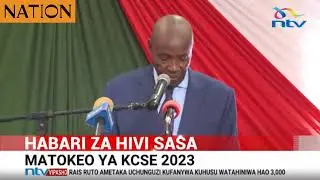 CS Machogu: 1,216 candidates scored scored A in 2023 KSCE exams