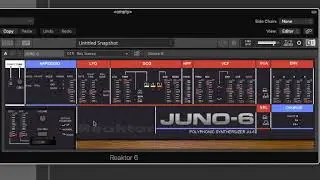 Juno 6 - Native Instruments Reaktor Community Library | Free Synth Plugin (2021)