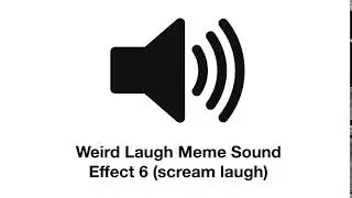 Werid Laugh Meme Sound Effect 6 (Screaming)