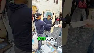 I Found The Best Street Artist in Rome! 😲🎨