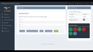 Online Examination System in PHP with free source code