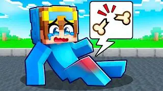 Nico BROKE HIS LEG In Minecraft!