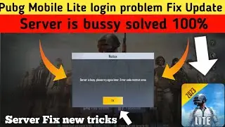 HOW TO Solve Pubg Mobile Lite Server Is Busy Please Try Again Later Problem |pubg lite restrict area