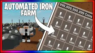 HOW TO MAKE AN AUTOMATED IRON FARM | SKYBLOCK GRAPES 🍇 UPDATE | ROBLOX