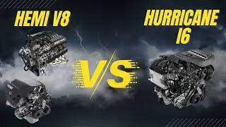 5.7L & 6.4L Hemi V8 vs. The New 3.0L Inline-Six Cylinder Hurricane – Full Engine Comparison!