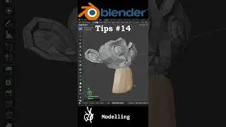 Spliting faces,eadges and vertex in blender with simple shortcut#blendershortcuts