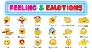 Feelings and Emotions Vocabulary in English | Learn English Vocabulary with Picture #learnenglish