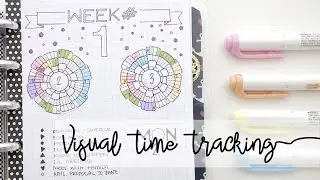 How I Use Visual Time Tracking in my BuJo | Nicole's Journal