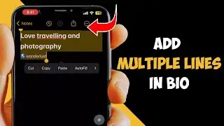 How to Add Multiple Lines in Instagram Bio