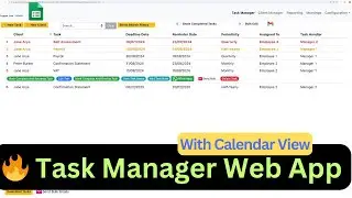 How to Manage Client's Projects & Tasks with This Free Web Application | Google Sheets Integration