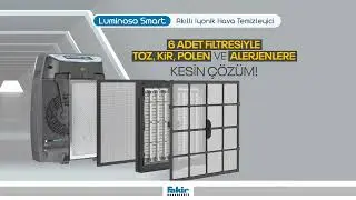 Fakir LUMİNOSO SMART İyonik Hava Temizleyici Filtre Kampanya Reklamı