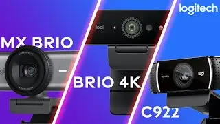 Logitech MX Brio Webcam: How Good Is it? Compared to Brio 4K & C922