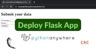 How to Deploy a Flask App Using PythonAnywhere