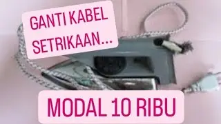 Tutorial Ganti Kabel Setrika Nyetrum Lecek