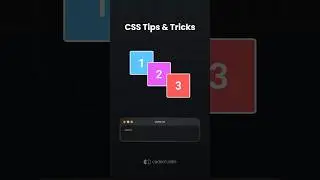 CSS tips & tricks you must know! - #css #frontend #webdevelopment