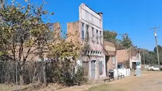 Exploring Small Rural Town Rodessa, LA: Rural Decay, Historic Masonic Lodge & Rodessa Foods Store