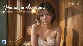 AI ART LOOKBOOK 4K VIDEO Join me in the sauna 2