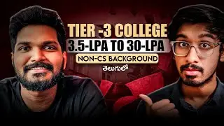 From Tier-3 College To 30LPA Job with GATE Exam🔥 In Telugu || Jobs in 2024