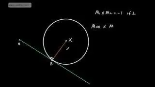Core 2 - Coordinate Geometry (The Equation of a Circle) (5) - Working with tangents