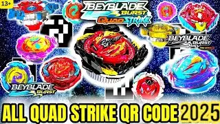 ALL 30+ QUADSTRIKE BEYBLADES QR CODES 2023 | BEYBLADE BURST QUAD STRIKE APP