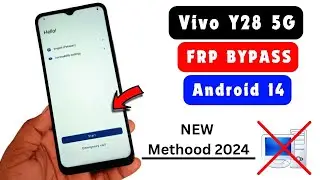 Vivo Y28 5G FRP Bypass/Unlock - Google Account Bypass | Latest Update ANDROID 14 (2024 Without PC)