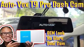 How to install Auto Vox T9 Pro Rear Mirror Dash Cam