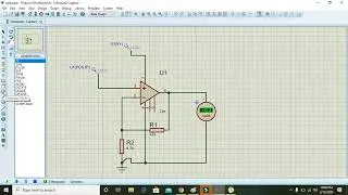 How to use opamp as a non inverting amplifier in proteus | Tutorial on opamp in proteus