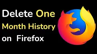 How to Delete One Month History on Mozilla Firefox?