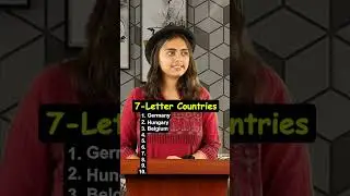 7-Letter Countries | Anurag Aggarwal