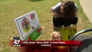 StoryWalk lets children read while enjoying nature