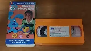 Closing Of Blue's Clues: Blue's Discoveries VHS From 1999