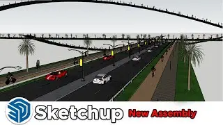 How to make Road with profile builder in Sketchup | Make Roads in SketchUp with Profile Builder 4